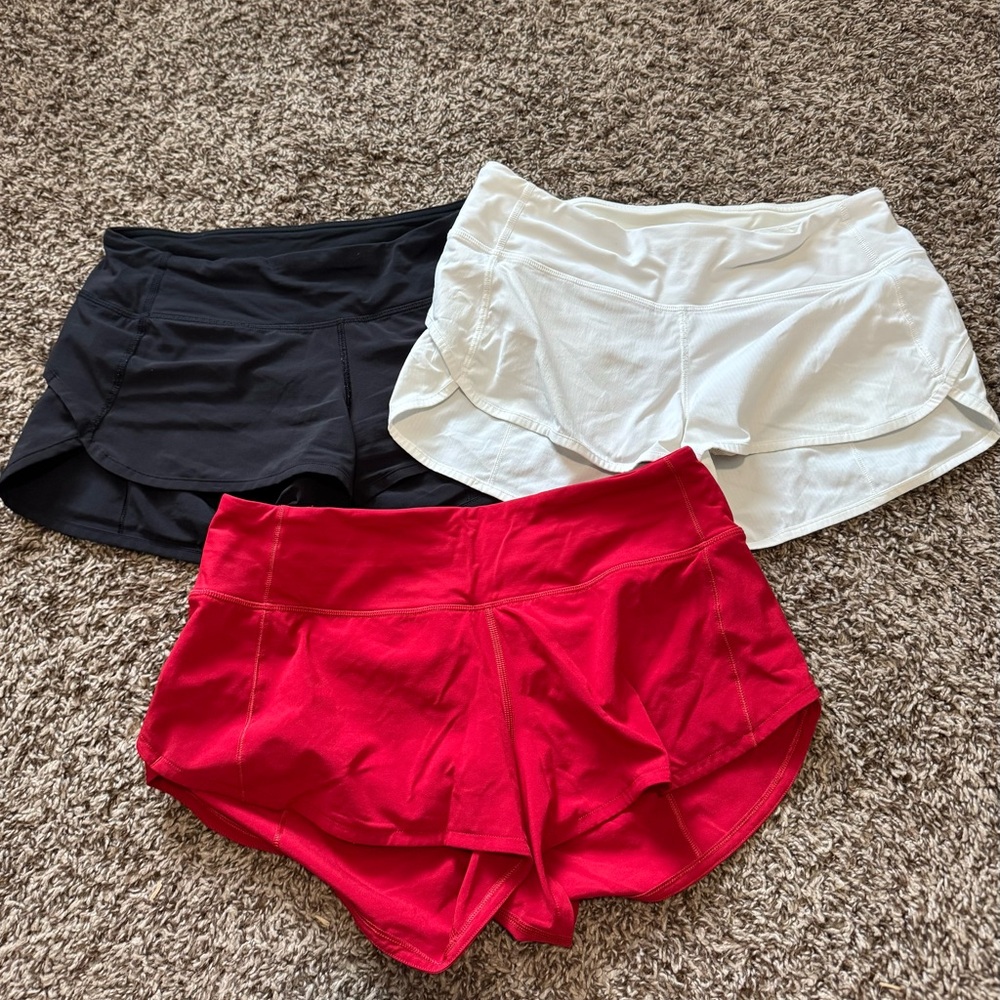 SOLD Lululemon Speed Shorts